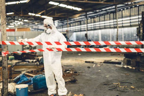 Professional Sewage Cleanup technician working in Edmonds, WA